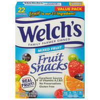 Welch's Fruit Snacks, Mixed Fruit, Value Pack, 22 Each