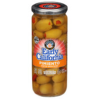 Early California Olives, Pimiento, Stuffed Queen, 10 Ounce