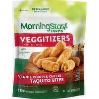 MorningStar Farms Veggie Bites, Chik'n and Cheeze Taquito, 8.8 Ounce