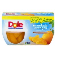 Dole Mandarin Oranges in 100% Fruit Juice 4 pack, 4 Ounce