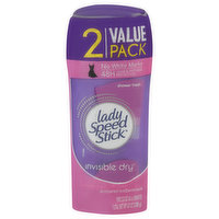 Lady Speed Stick Antiperspirant/Deodorant, Shower Fresh, 2 Value Pack, 2 Each
