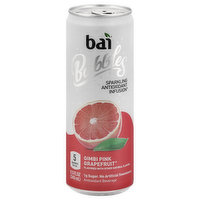 Bai Bubbles Sparkling Water, Antioxidant Infusion, Gimbi Pink Grapefruit, 11.5 Ounce