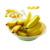 Produce Baby Bananas, 0.25 Pound
