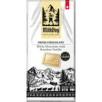 MilkBoy Swiss White Chocolate with Bourbon Vanilla, 3.5 Ounce