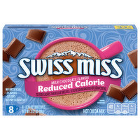 Swiss Miss Hot Cocoa Mix, Reduced Calorie, Milk Chocolate Flavor, 8 Each