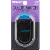 Conair Styling Essentials Bobby Pins, Black, 75 Each