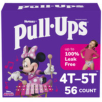 Pull-Ups Huggies Training Pants, Minnie, 4T-5T (38-50 lbs), 56 Each