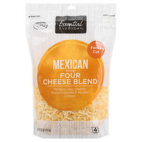 Essential Everyday Four Cheese Blend, Mexican Style, Fancy Cut, 16 Ounce