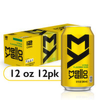 Mello Yello  Citrus Flavored Soda Soft Drinks, 12 fl oz, 12 Each