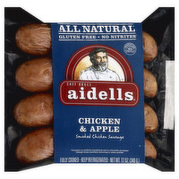 Aidells Smoked Chicken Sausage, Chicken & Apple, 12 Ounce