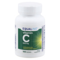 Equaline Vitamin C, 500 mg, Tablets, 100 Each