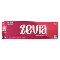 Zevia Soda, Zero Calorie, Dr Zevia, 12 Each