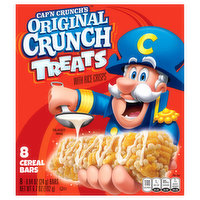 Cap'n Crunch's Cereal Bars, Original Crunch, Treats, 8 Each