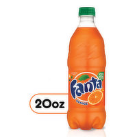 Fanta Fanta Orange Orange Soda Fruit Flavored Soft Drink, 20 Fluid ounce