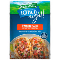 Hidden Valley Seasoning Mix, Premium, Rancho Taco, 1 Ounce