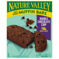 Nature Valley Muffin Bars, Double Chocolate Chip, Soft Baked, 5 Each