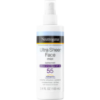Neutrogena Sunscreen, Face Mist, Ultra Sheer, SPF 55, 3.4 Ounce