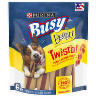 Busy Beggin Dog Treats, Long-Lasting Chew, Small/Med, Twist'd, 6 Pack, 6 Each