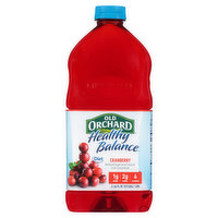 Old Orchard Healthy Balance Juice Cocktail, Diet, Cranberry, 64 Fluid ounce