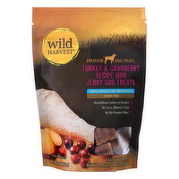 Wild Harvest Dog Treats, Premium, Turkey & Cranberry Recipe, Mini Jerky, 6 Ounce