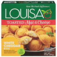 Louisa Toasted Mac & Cheese, White Cheddar, 14 Ounce