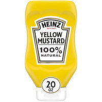 Heinz 100% Natural Yellow Mustard, 20 Ounce