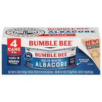 Bumble Bee Tuna, Solid White Albacore, 4 Each