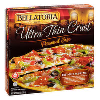 Bellatoria Pizza, Ultra Thin Crust, Ultimate Supreme, Personal Size, 7.8 Ounce