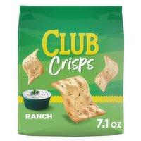 Club Cracker Crisps, Ranch, 7.1 Ounce