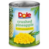 Dole Crushed Pineapple in 100% Pineapple Juice