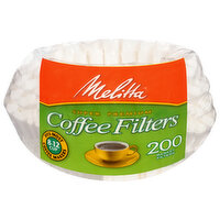 Melitta Coffee Filters, Basket, Super Premium, 200 Each