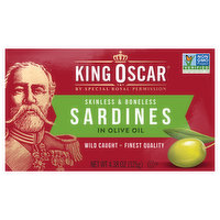 King Oscar Sardines, Skinless & Boneless, 4.38 Ounce