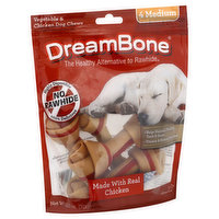 DreamBone Dog Chews, Vegetable & Chicken, Medium, 4 Each