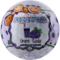 BELA Kids Bath Bomb, Fizzy, Grape Soda, 4.5 Ounce