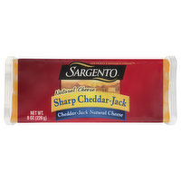 Sargento Cheese, Sharp Cheddar-Jack, 8 Ounce