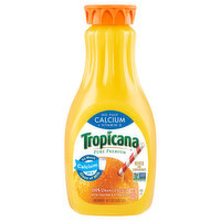 Tropicana 100% Juice, Orange, No Pulp, 52 Fluid ounce