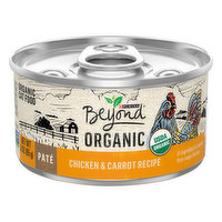 Beyond Organic Wet Cat Food Pate, Organic Chicken & Carrot Adult Recipe