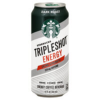 Starbucks Tripleshot Energy Coffee Beverage, Energy, Dark Roast, Extra Strength, 15 Ounce