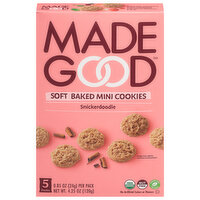 MadeGood Cookies, Snickerdoodle, Mini, 5 Pack, 5 Each