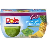Dole Pineapple in Lime Gel 4 pack, 4.3 Ounce
