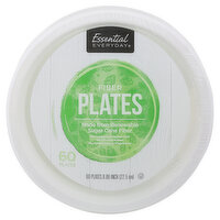 Essential Everyday Plates, Fiber, 8.86 Inch, 60 Each