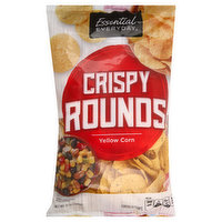 ESSENTIAL EVERYDAY Tortilla Chips, Yellow Corn, Crispy Rounds, 12 Ounce