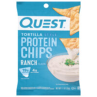 Quest Protein Chips, Ranch Flavor, Tortilla Style, 1.1 Ounce