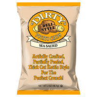 Dirty Deli Style Potato Chips, Sea Salted, 2 Ounce