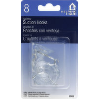 Helping Hand Suction Hooks, 8 Each