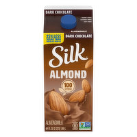 Silk Almondmilk, Almond, Dark Chocolate, 64 Ounce