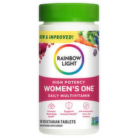 Rainbow Light Daily Multivitamin, High Potency, Women's One, Vegetarian Tablets, 90 Each