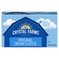 Crystal Farms Cream Cheese, Original, 8 Ounce