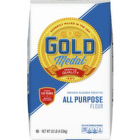 Gold Medal All Purpose Flour, Enriched, Bleached, Presifted, 10 Pound