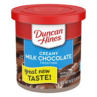 Duncan Hines Frosting, Milk Chocolate, Creamy, 16 Ounce
